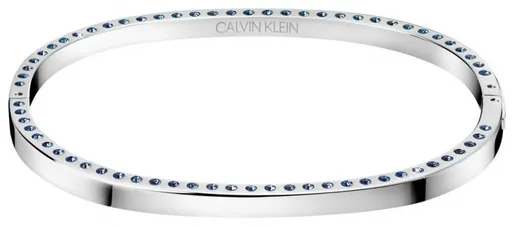 Calvin Klein Pevný ocelový náramek s krystaly Hook KJ06MD04050 5,4 x 4,3 cm - XS