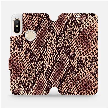 Flipové pouzdro na mobil Xiaomi Mi A2 Lite - VA32P Hadí vzor (5903516092765)