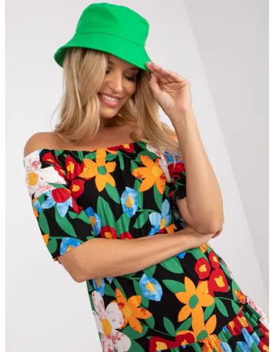 Dámské šaty květinové midi RUE PARIS černé