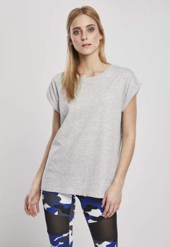 Urban Classics Ladies Extended Shoulder Tee lightgrey - S