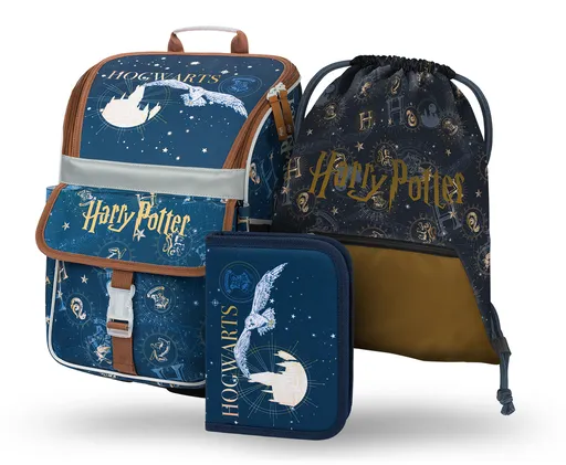 Baagl 3 SET Zippy Harry Potter Bradavice: aktovka, penál, sáček