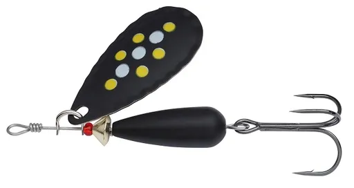 Abu garcia třpytka droppen spinners sinking matte black - 4,4 cm 6 g