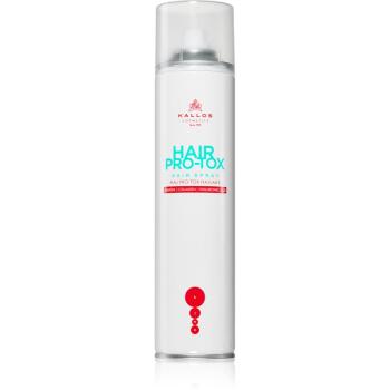Kallos Hair Pro-Tox lak pro suché a poškozené vlasy 400 ml