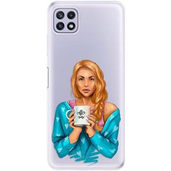 iSaprio Coffe Now - Redhead pro Samsung Galaxy A22 5G (cofnored-TPU3-A22-5G)