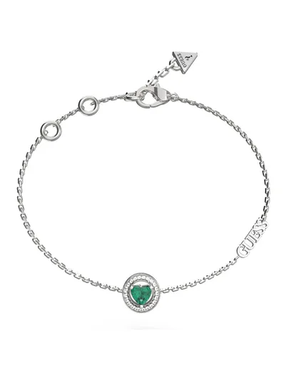 Guess Něžný ocelový náramek se zirkony M`ama Non M`ama JUBB04668JWRHEM 17 cm