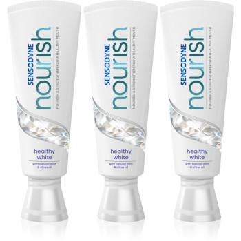 Sensodyne Nourish Healthy White bioaktív fogpaszta fluoriddal 3x75 ml