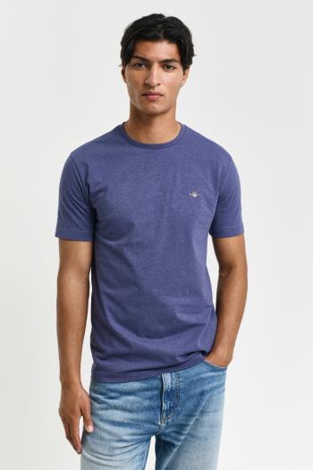 TRIČKO GANT REG SHIELD SS T-SHIRT DARK JEANSBLUE MELANGE