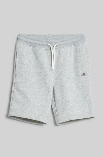 TEPLÁKOVÉ ŠORTKY GANT SHIELD SWEATSHORTS LIGHT GREY MELANGE