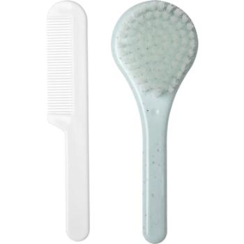 Luma ® Baby care Hřeben a kartáč Speckles Mint