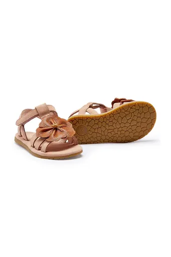 Dětské kožené sandály Donsje Iles Fields Sandals Hibiscus
