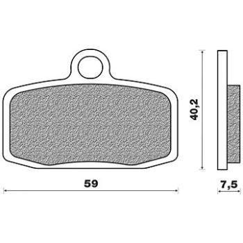 NEWFREN brzdové destičky (směs OFF ROAD DIRT SINTERED) (2ks) M502-784 (M502-784)