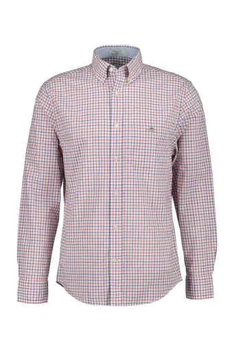KOŠILE GANT REG CLASSIC POPLIN CHECK ROSE RED