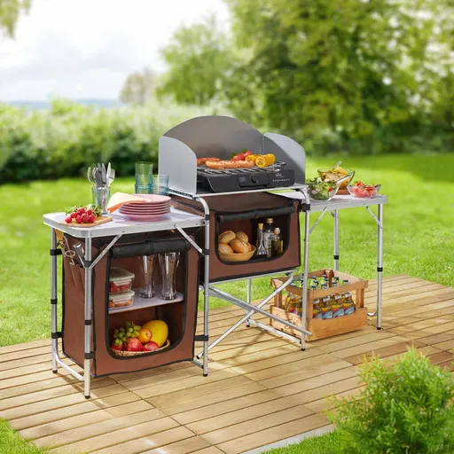 Die moderne Hausfrau Mobilní venkovní kuchyně