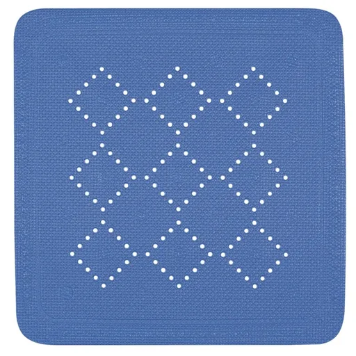 Spirella Protiskluzová podložka do sprchy ALASKA, modrá, 55 x 55 cm