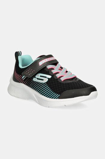 Dětské sneakers boty Skechers MICROSPEC černá barva, 302016L