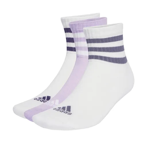 adidas 3-Stripes Cushioned Sportswear Low-Cut Socks 3 Pairs XL