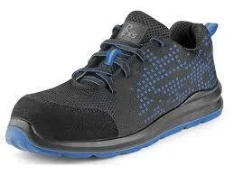 Obuv polobotka CXS TEXLINE VIS S1, černo-modrá, vel. 43