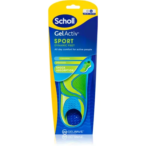 Scholl GelActiv Sport vložky do bot pro sportovce typ Large EU 40 - 46.5 1 pár