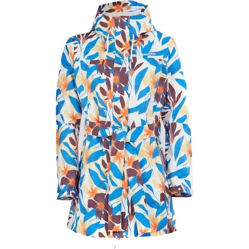 FUNDANGO REGINA II Dámský jarní kabát, modrá, velikost