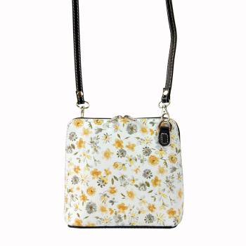 Dámská kožená crossbody kabelka Emily - černá