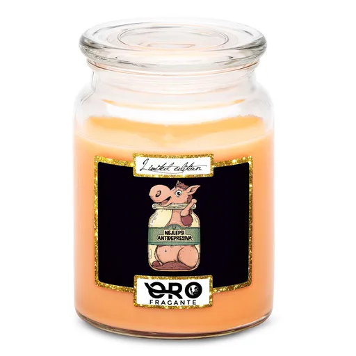 Svíčka Antidepresiva – kůň (Vůně svíčky: Tropické ovoce)