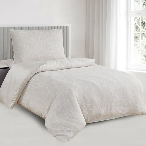 Žakárové povlečení Boston béžová, 140 x 200 cm, 70 x 90 cm