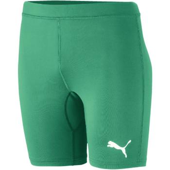 Puma LIGA BASELAYER SHORT TIGH Dětské sportovní šortky, zelená, velikost