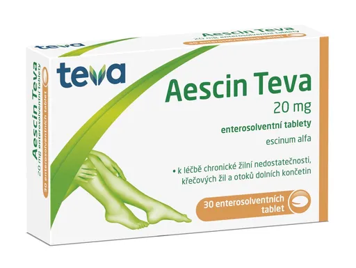 Teva Aescin 20 mg 30 tablet