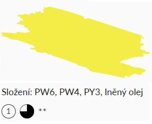 Olejová barva Umton 20ml – 0063 Brilantní žluť tmavá