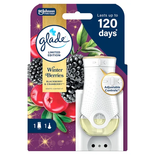 Glade Elektrický osvěžovač vzduchu + náplň Winter Berries 20 ml