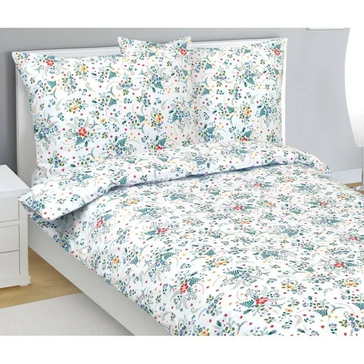 Bellatex Bavlněné povlečení Pomněnka, 140 x 220 cm, 70 x 90 cm