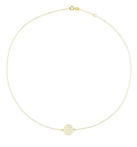 Cutie Jewellery Slušivý náhrdelník ze žlutého zlata Z0120-40-X-1