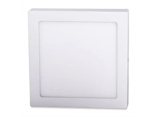 LED Solution Bílý přisazený LED panel hranatý 220 x 220mm 18W Economy+ Barva světla: Denní bílá 104991