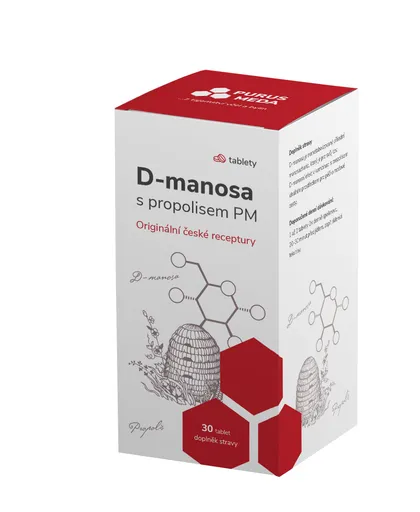 PURUS D-manosa s propolisem 30 tablet