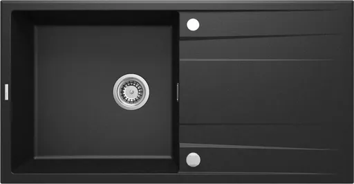 DEANTE Eridan grafit metalic Granitový dřez s odkapávačem ZQE_G713