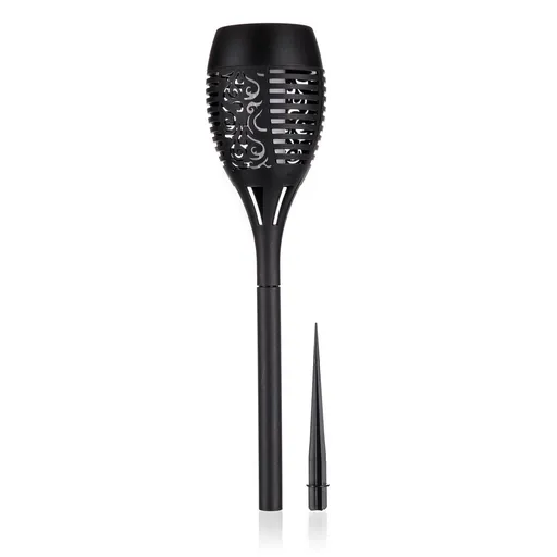 Happy Green Solární lampa 7,5 x 40 cm, černá