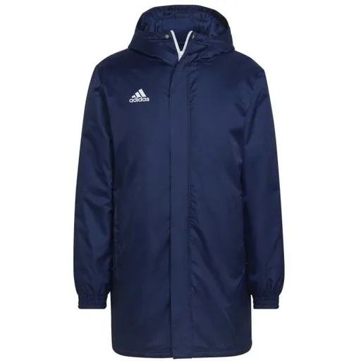 adidas ENTRADA 22 STADIUM JACKET Pánská fotbalová bunda, tmavě modrá, velikost XXL