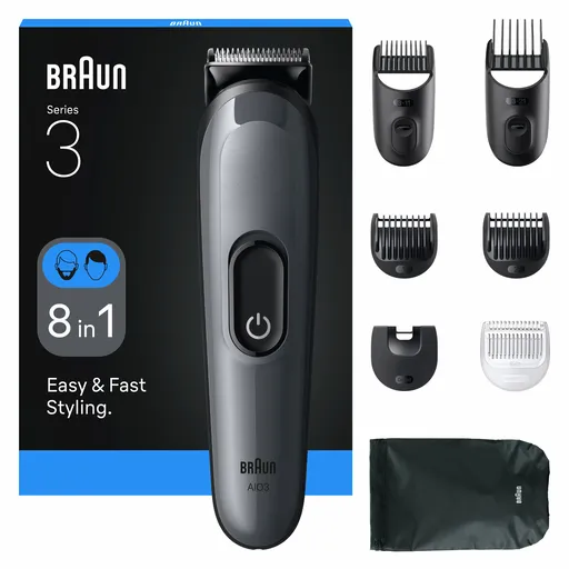 Braun Multifunkční zastřihovač 8v1 Series 3 AIO3540