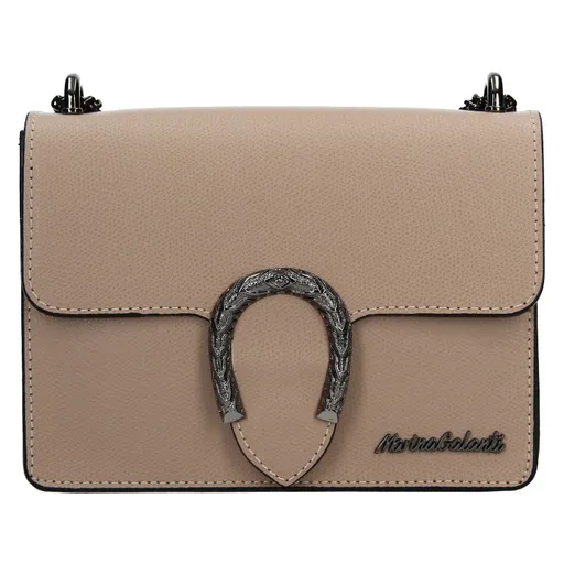 Dámská kožená crossbody kabelka Marina Galanti Arianne - béžová