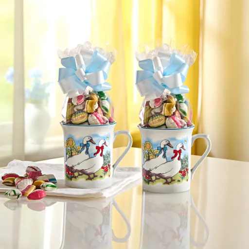 Šálek Husy s bonbóny