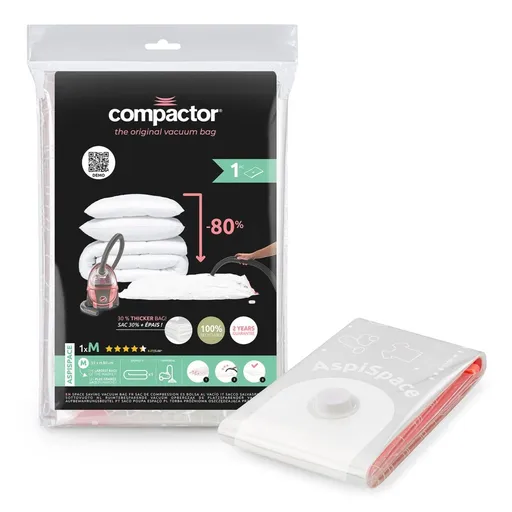 Vakuový úložný pytel Compactor Bag Aspispace M -55 x 90 cm, M