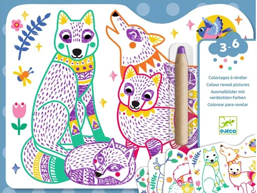 Kouzelné vybarvování Lesní rodinky