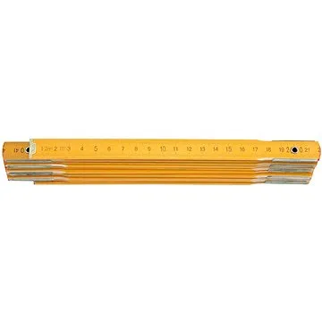 Vorel Metr skládací 1 m dřevěný žlutý (5906083150104)