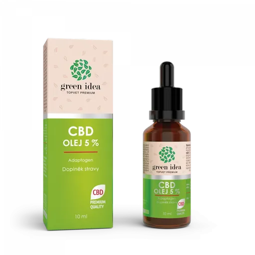 CBD olej 5 % 10 ml - Green idea