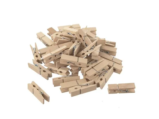 Kolíčky dekorační ORION velké 50ks - rozbaleno / poškozený obal, balení je kompletní