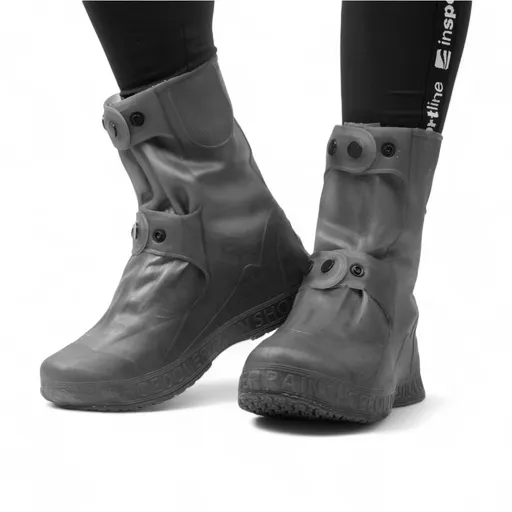 Nepromokavé návleky na boty inSPORTline Nispo šedá-transparentní XXL (43-45)