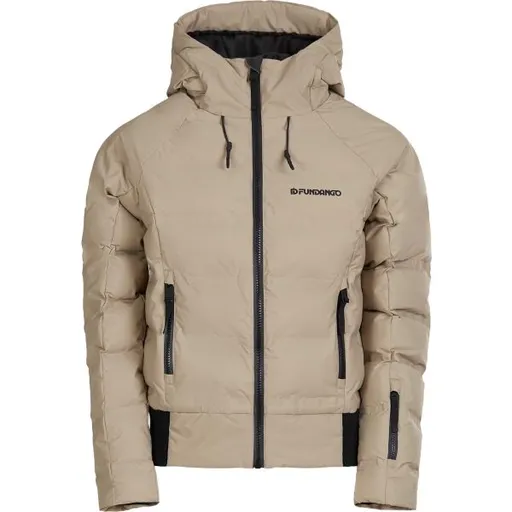 FUNDANGO ZINA PADDED JACKET Dámská lyžařská bunda, béžová, velikost