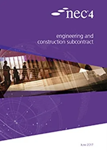 NEC4: Engineering and Construction Subcontract - NEC NEC