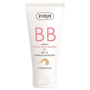 ZIAJA BB krém normální, suchá, citlivá pleť - ton přirozený SPF15 50 ml (5901887038368)