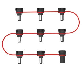 D'Addario XPND Adjustable Daisy Chain  Napájecí kabel